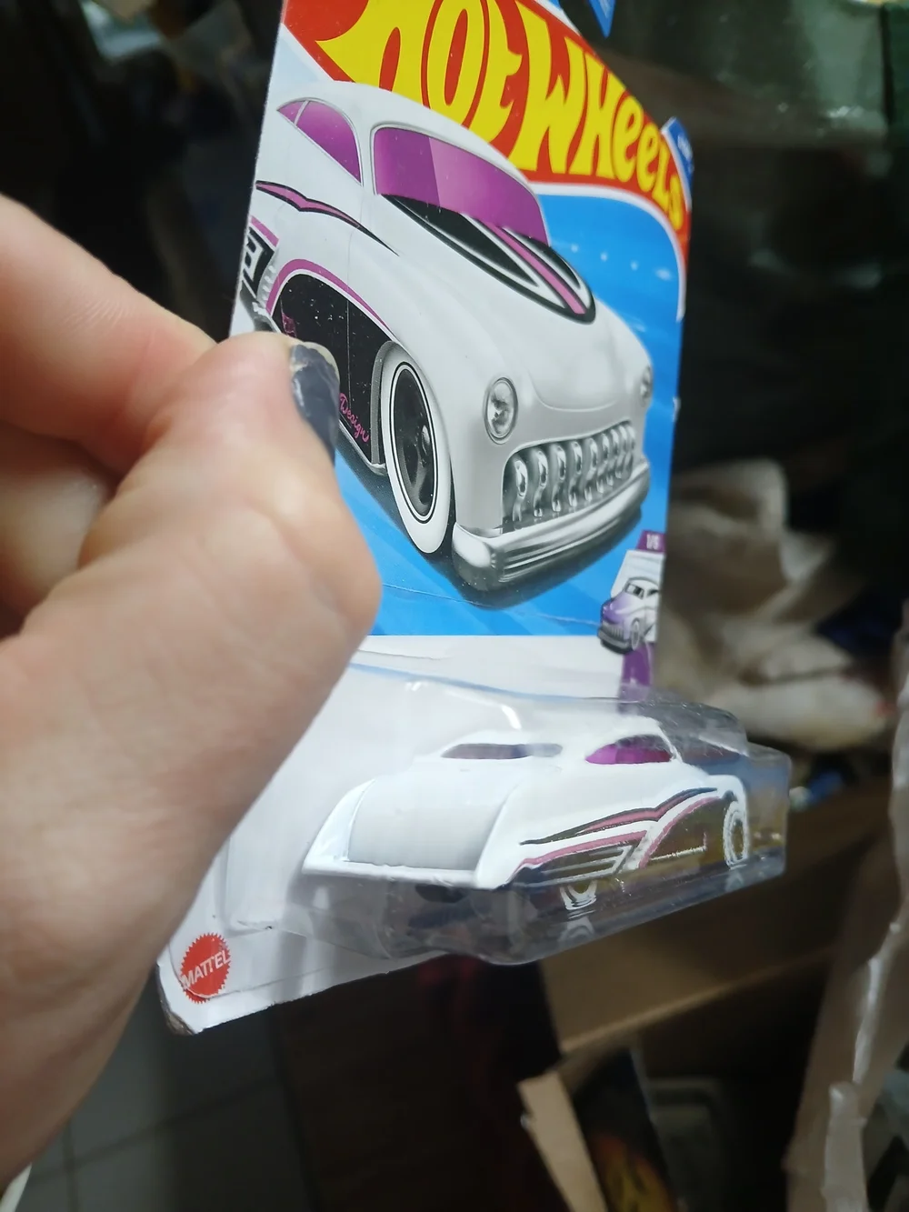 white Hot Wheels Purple Passion (ebay.com) from the 2025 